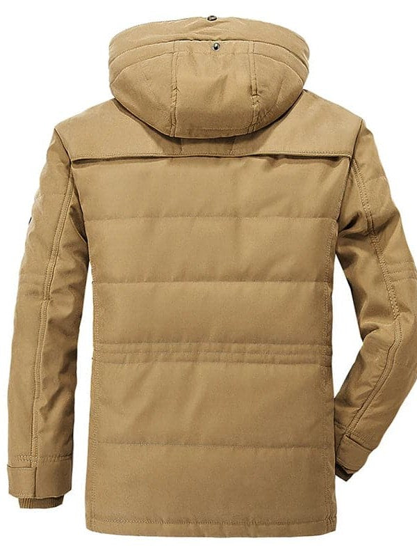 Multi-Pocket Winter Jacket for Men | Drune