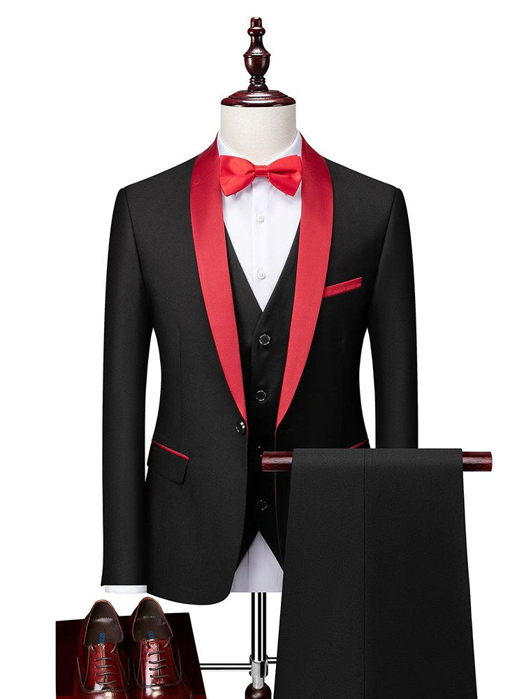 Three Piece Suit for Men | Shawl Collar