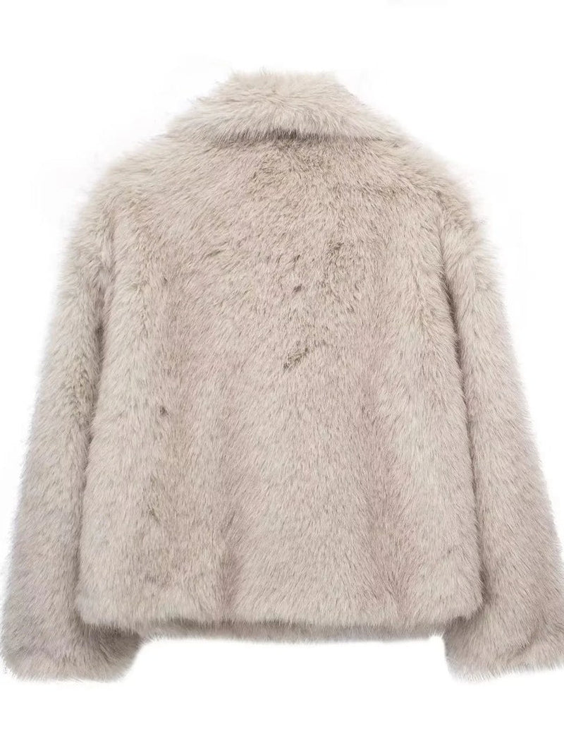 Women's Eco Faux Fur Coat | Drune