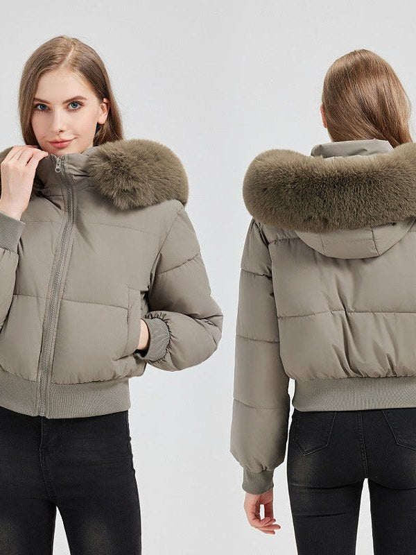 Women's Bomber Puffer Jacket