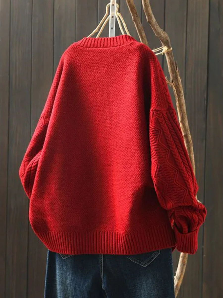 Women's Cable Knit Cardigan | Lorenza