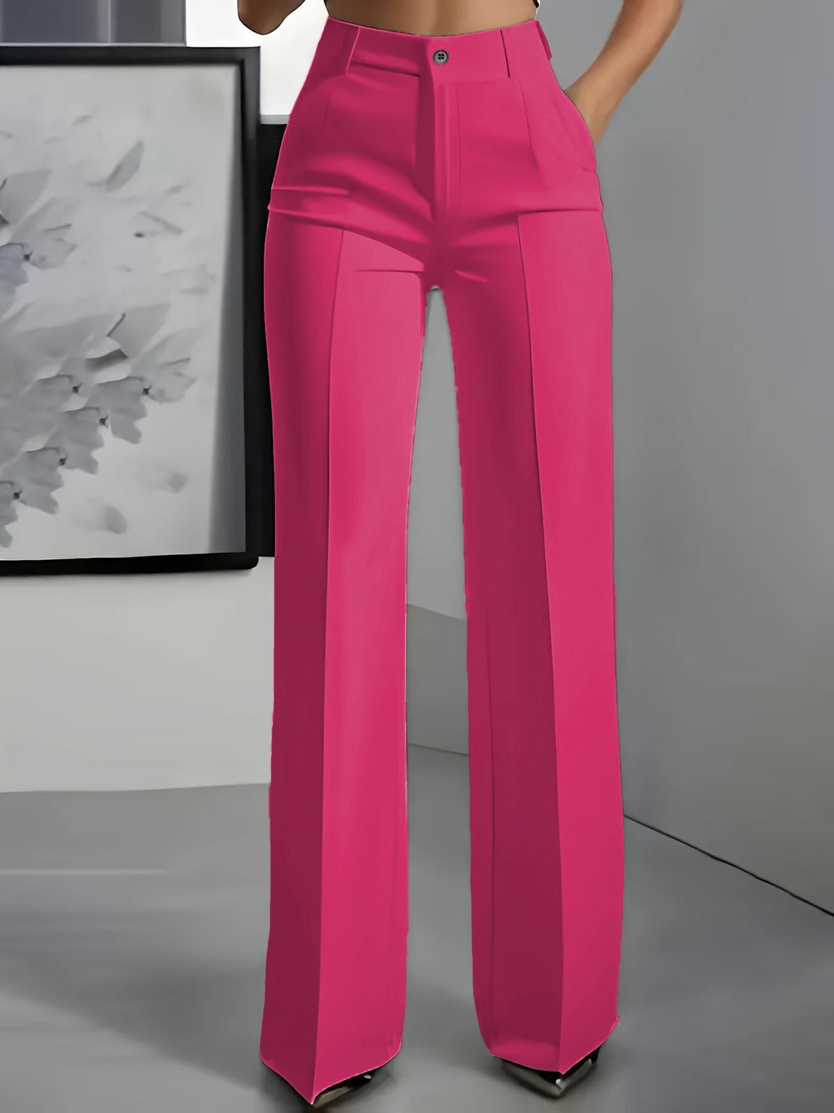 Women's High-Waisted Trousers