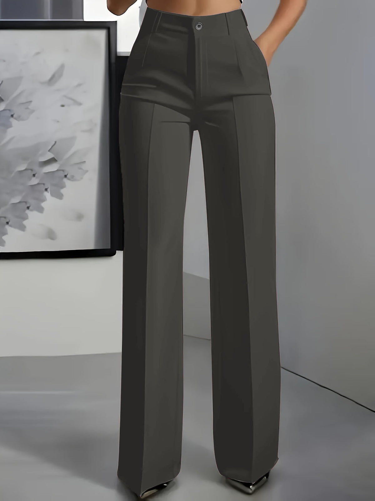 Women's High-Waisted Trousers
