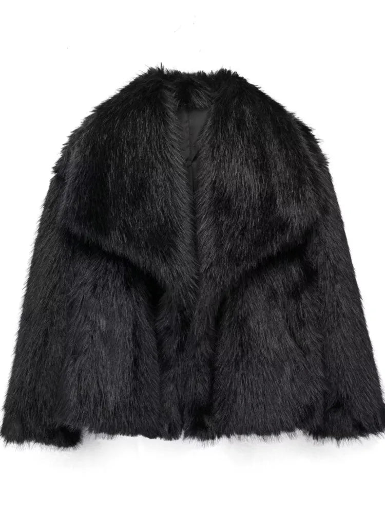 Women's Eco Faux Fur Coat | Drune
