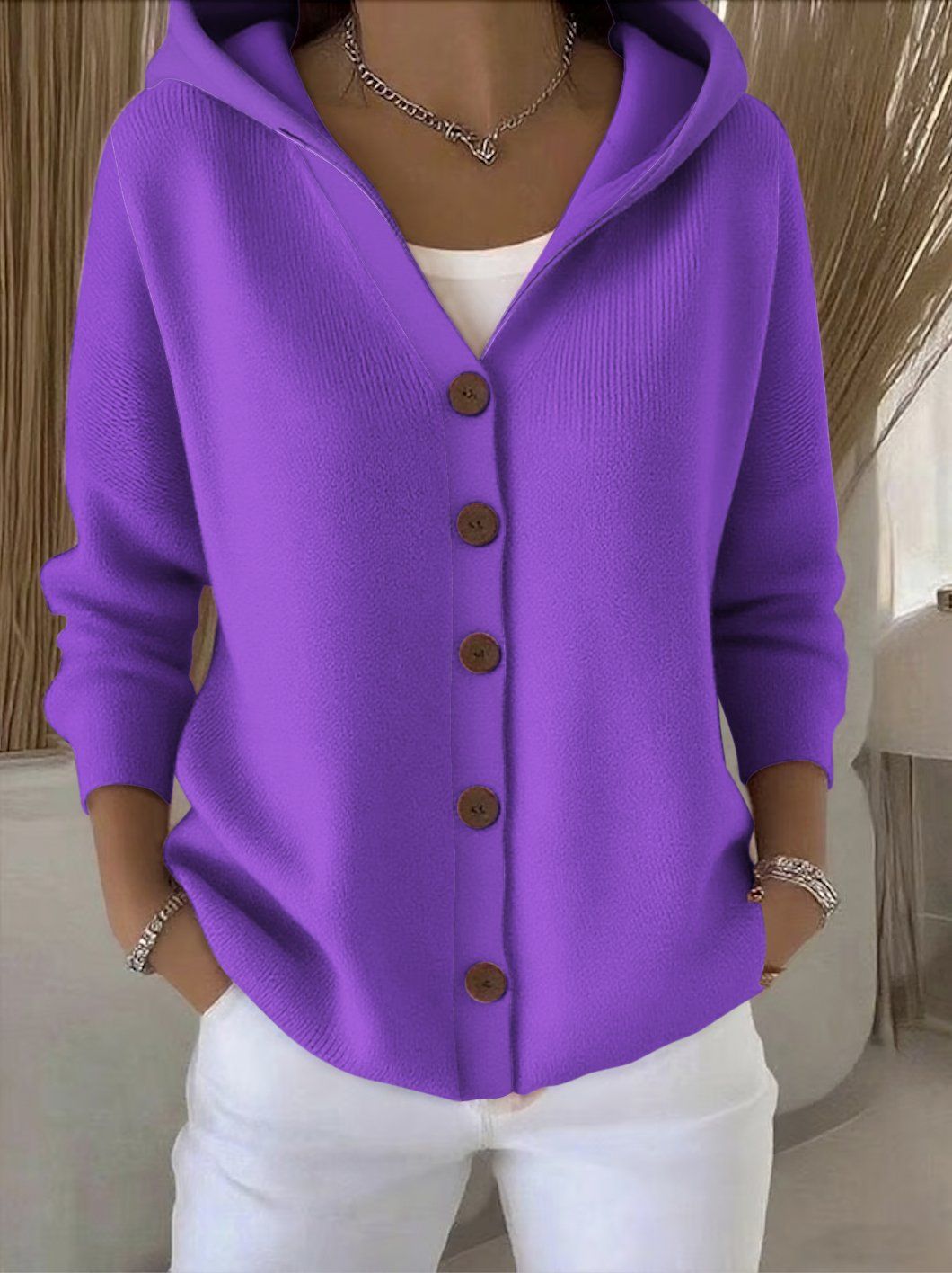 Women's Hooded Cardigan | Hayden Noelle
