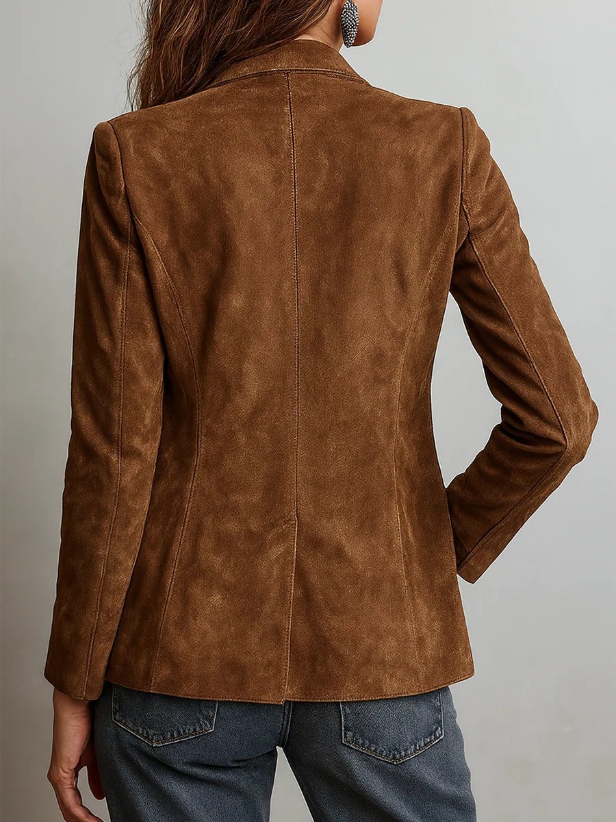 Women's Suede Blazer | Aspyn