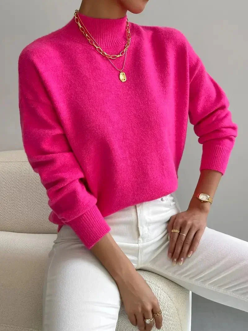 Women's Mock Neck Sweater