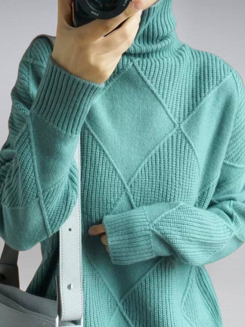 Women's Turtleneck Sweater | Adelle