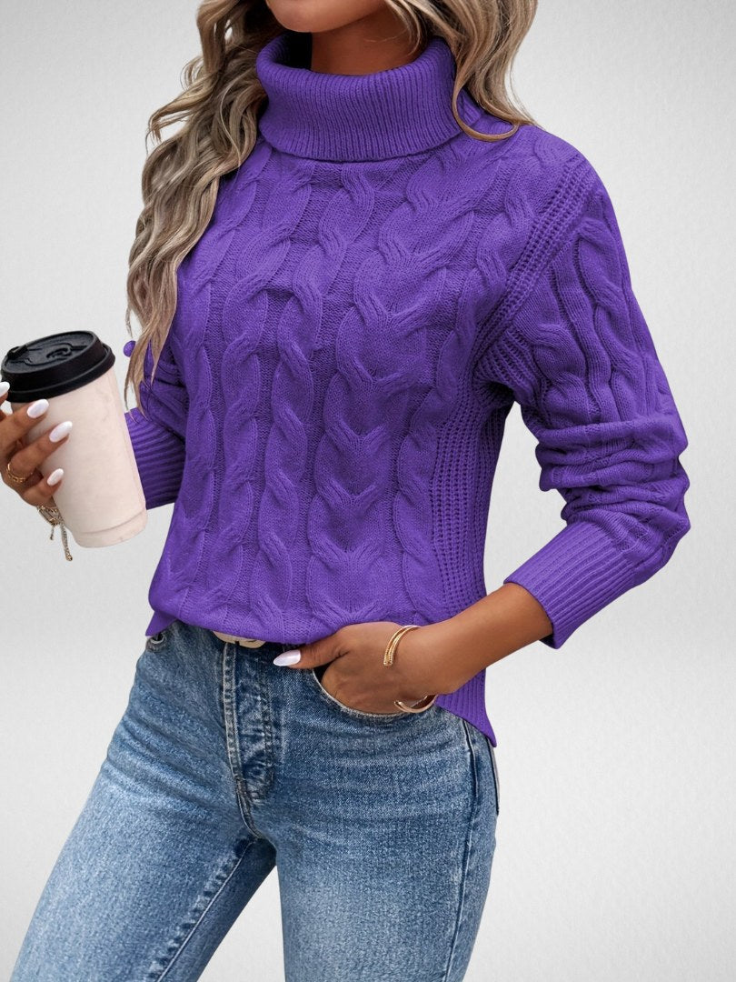 Women's Merino Wool Turtleneck Sweater | Ariane