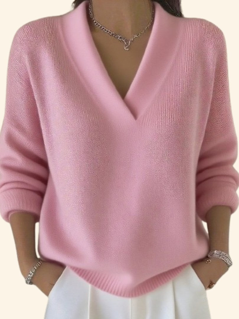 Women's V-Neck Sweater | Auvie