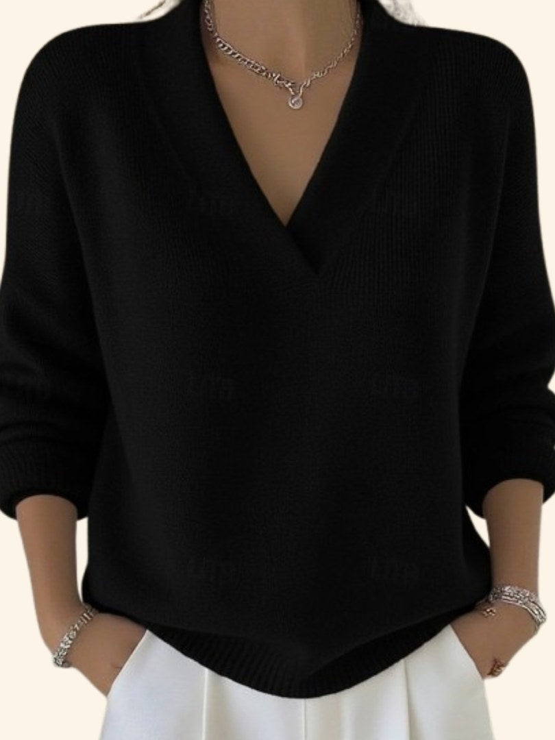 Women's V-Neck Sweater | Auvie