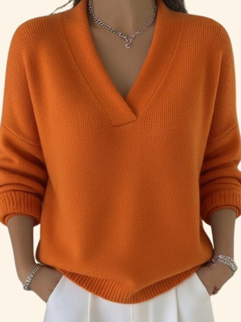 Women's V-Neck Sweater | Auvie