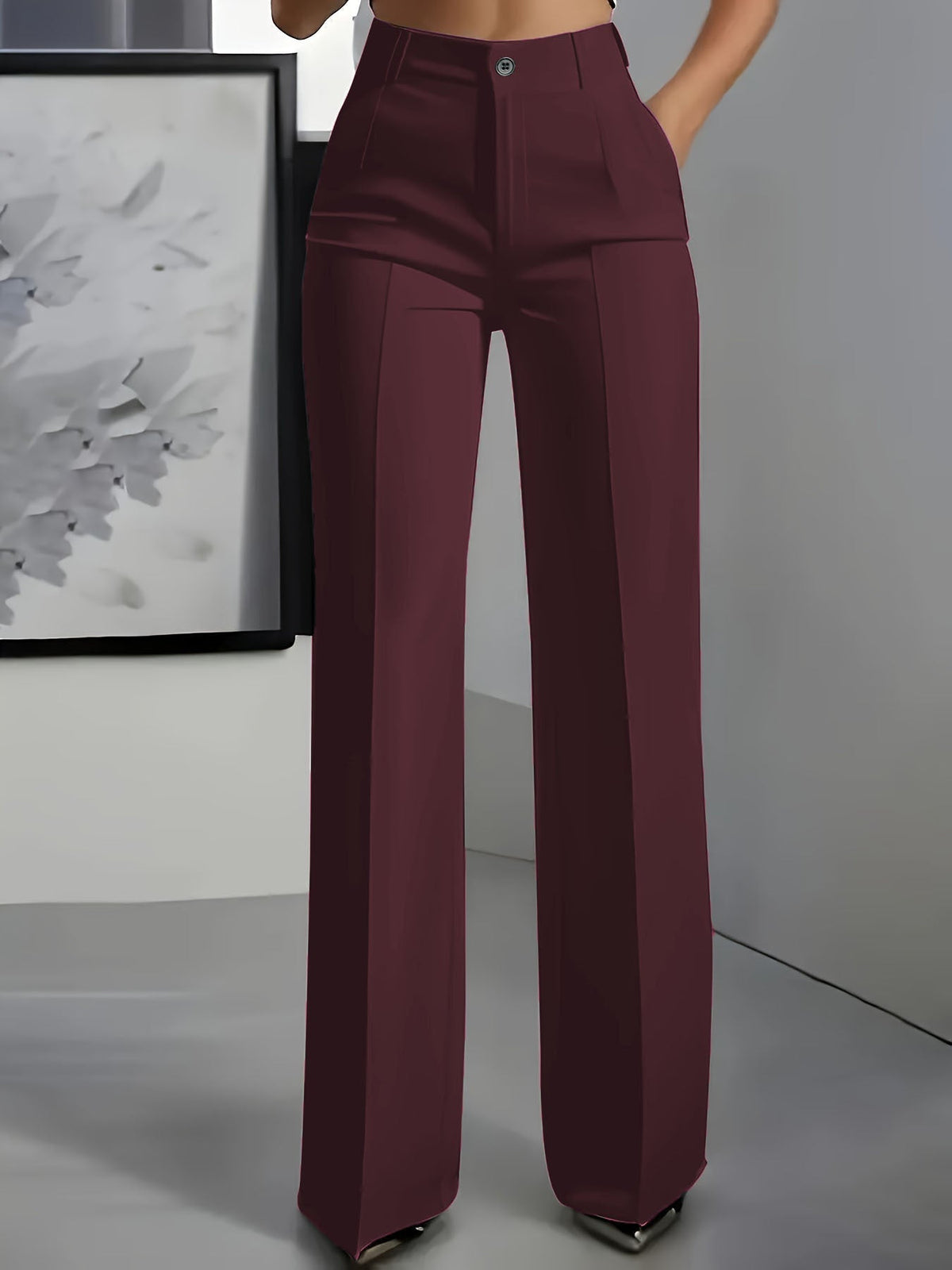 Women's High-Waisted Trousers