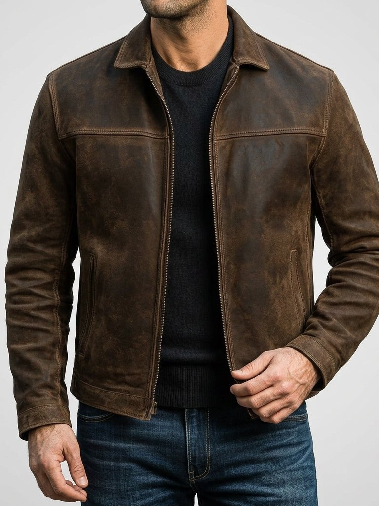 Genuine Leather Jacket for Men | Carver