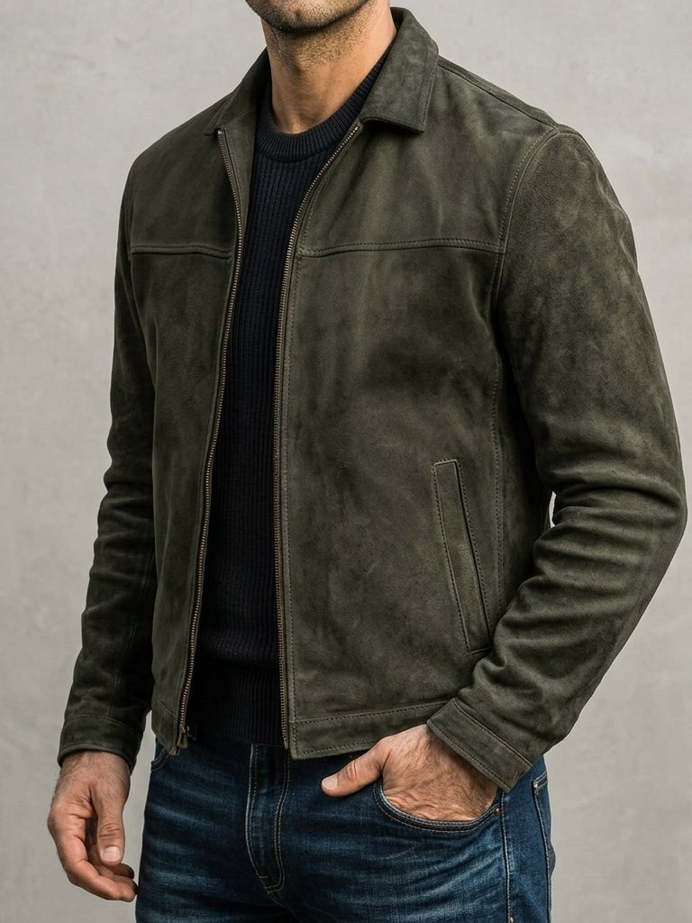 Genuine Leather Jacket for Men | Carver