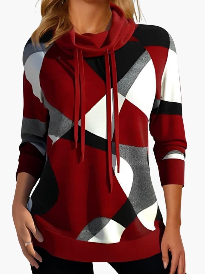 Women's Color Block Hoodie | Dahlia