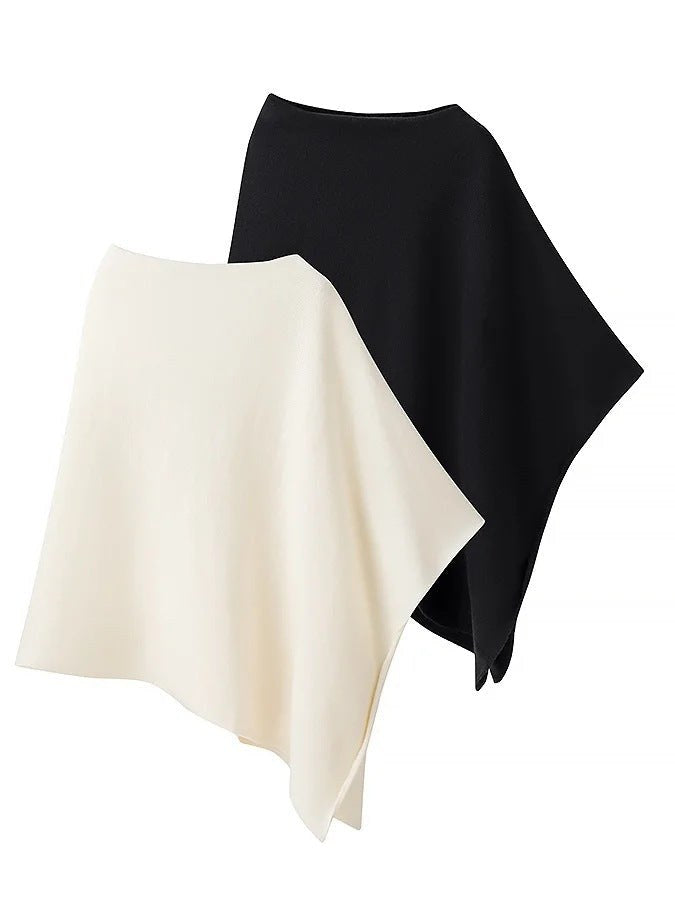 Wool Poncho Scarf for Women | Drune