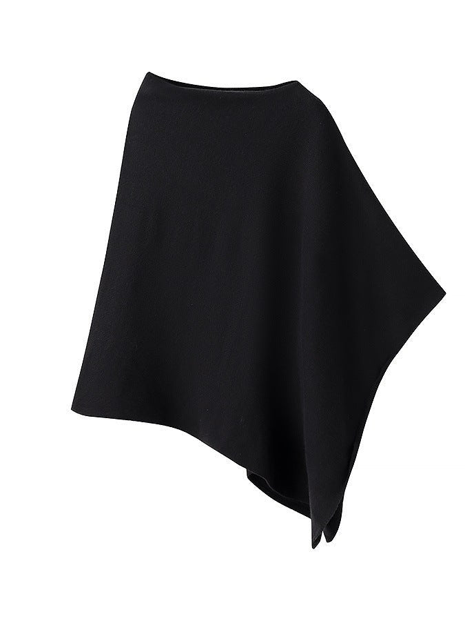 Wool Poncho Scarf for Women | Drune