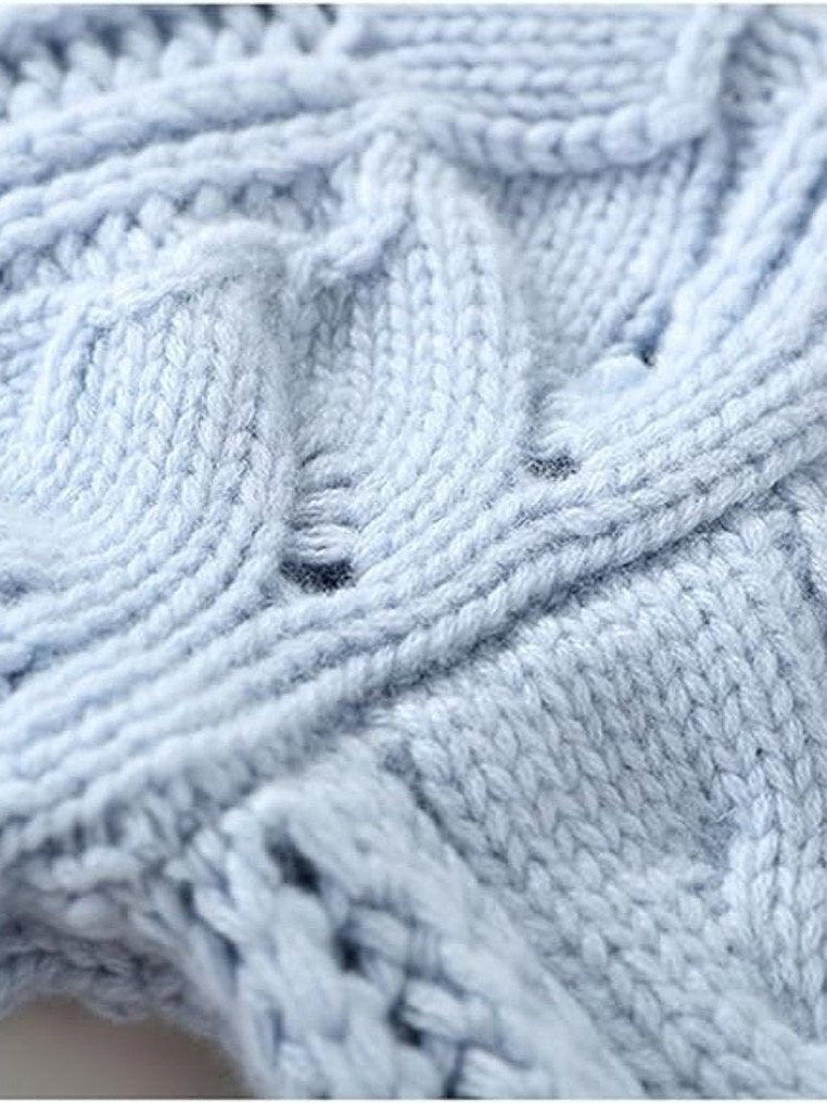 Women's Cable Knit Turtleneck Sweater | Davina