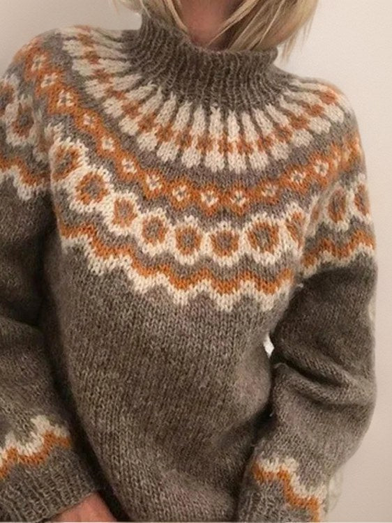 Women's Chunky Cable Knit Sweater | Dayana
