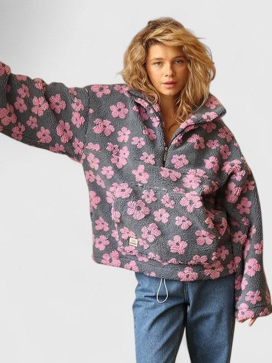Women's Half Zip Sweater | Delysanne