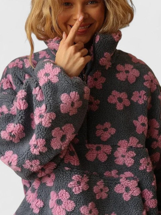 Women's Half Zip Sweater | Delysanne