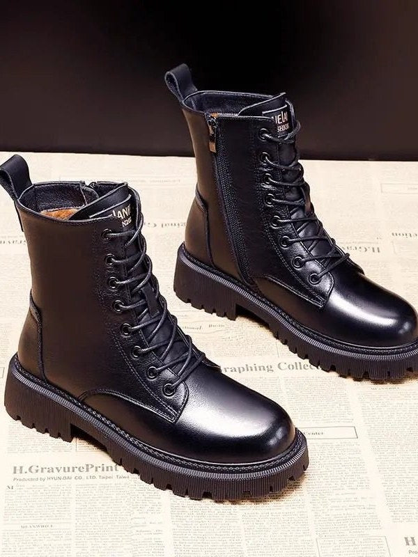 Women's Fur-Lined Ankle Boots | Dervon