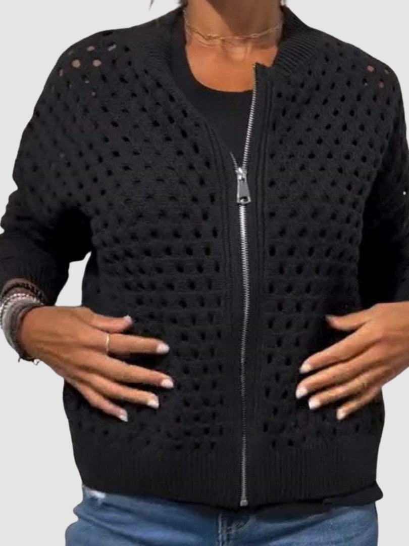 Women's Zip-Up Cardigan | Desiree