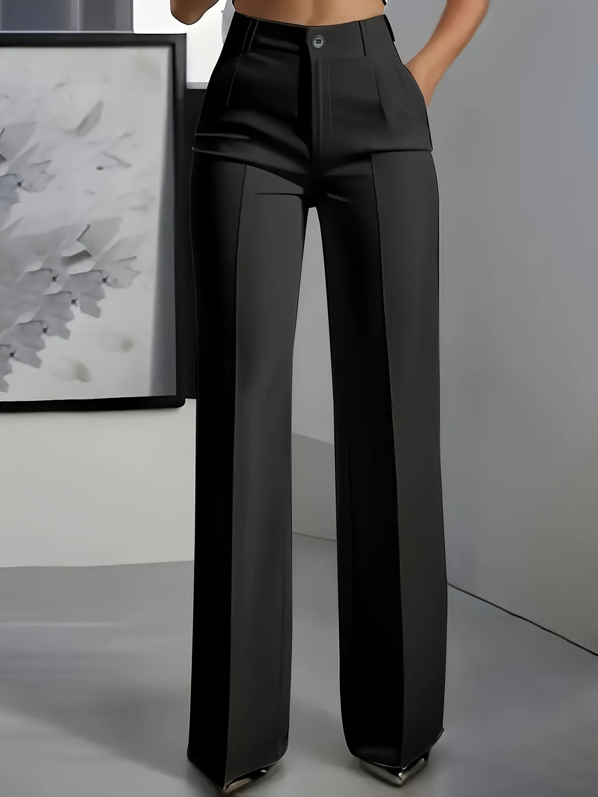 Women's High-Waisted Trousers
