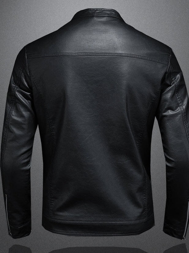 Faux Leather Jacket for Men | Ethan