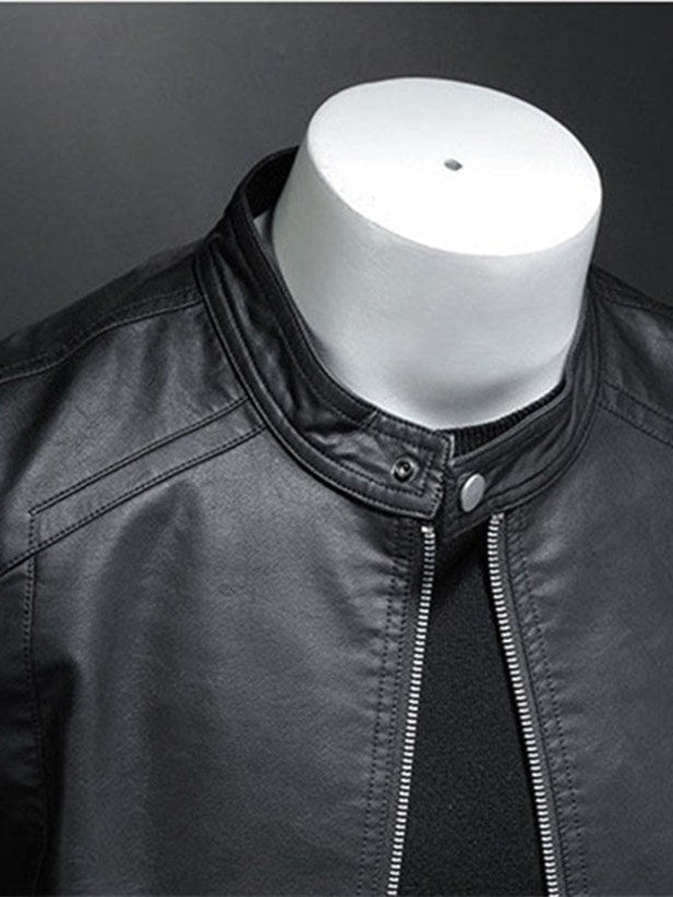 Faux Leather Jacket for Men | Ethan