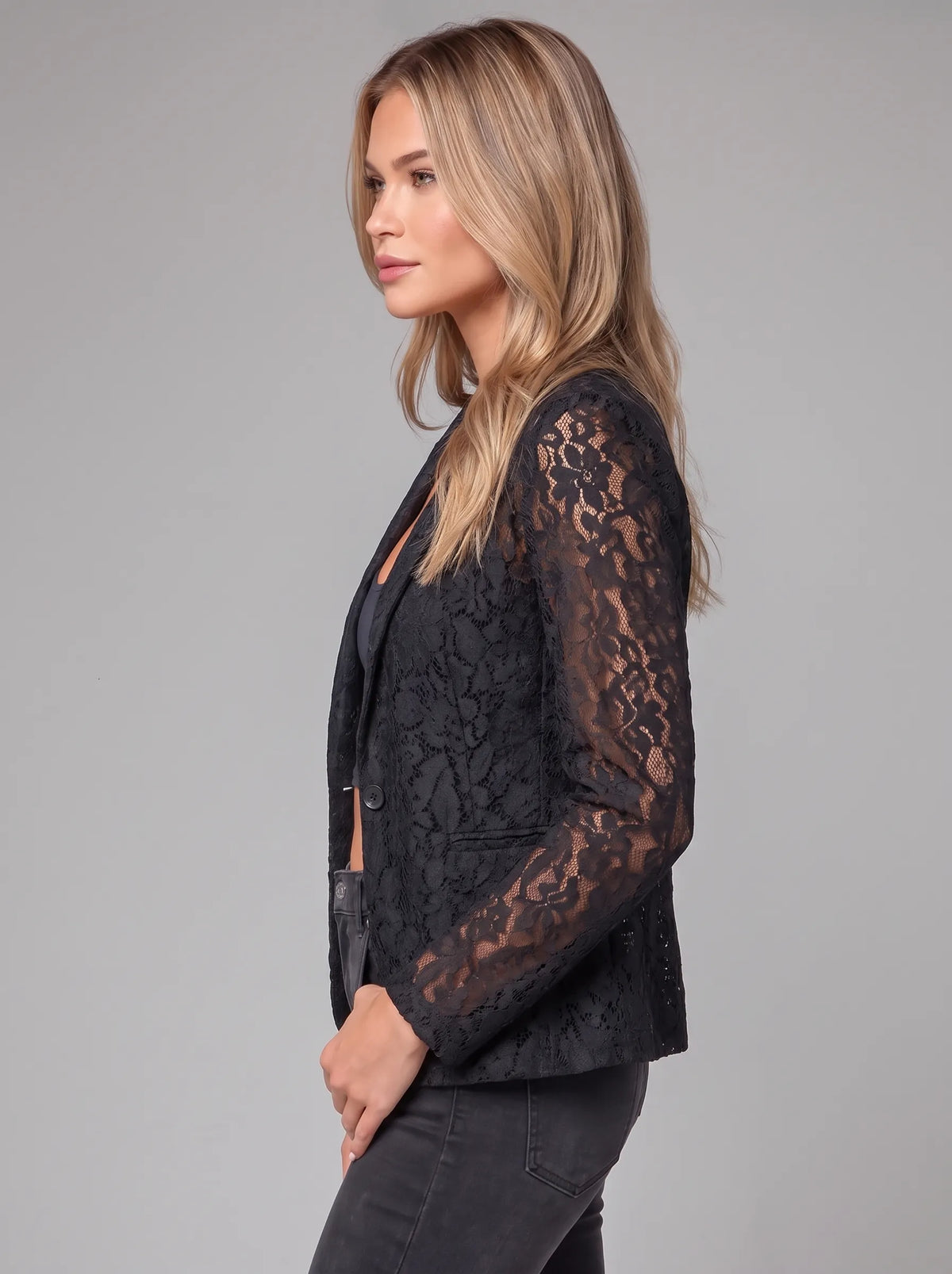 Women's Lace Blazer