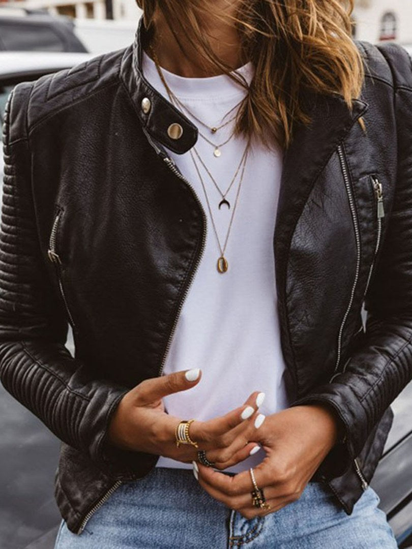 Women's Genuine Leather Jacket | Janet