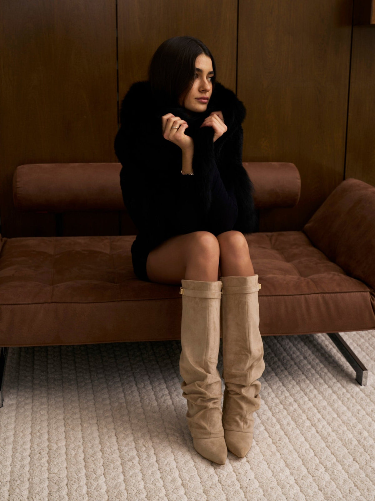 Women's Slouchy Knee High Boots | Lavista