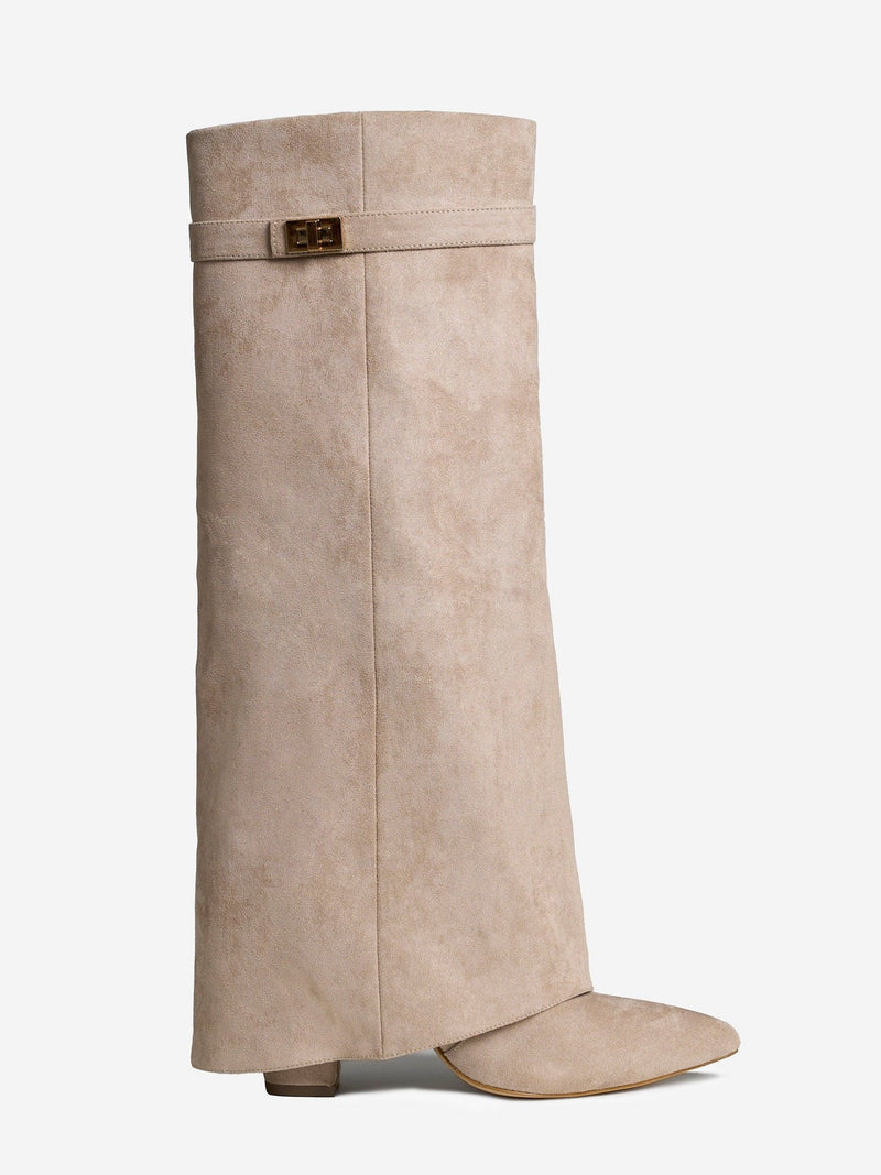 Women's Suede Knee High Boots | Lavista