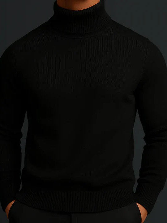 Merino Wool Turtleneck Sweater for Men | Marcel