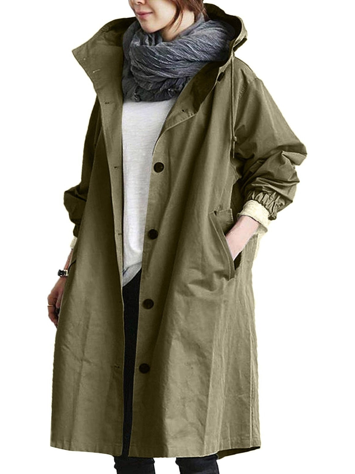 Women's Long Raincoat | Matilda