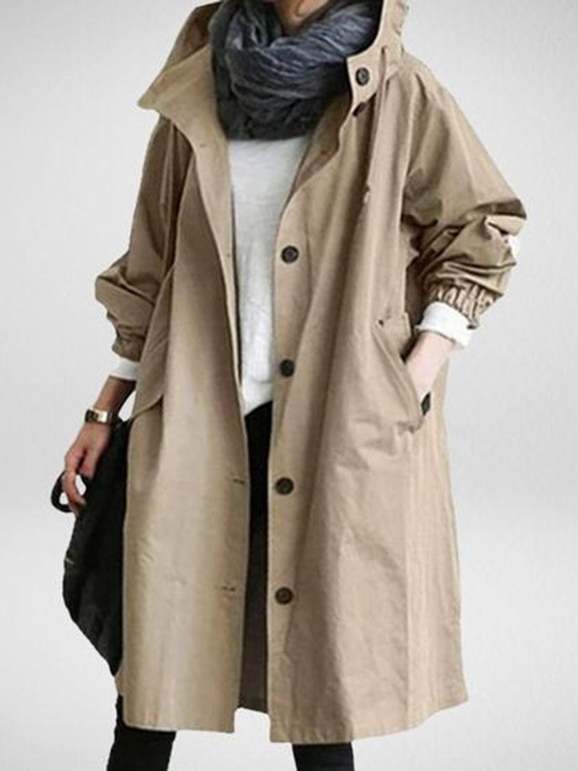 Women's Long Raincoat | Matilda