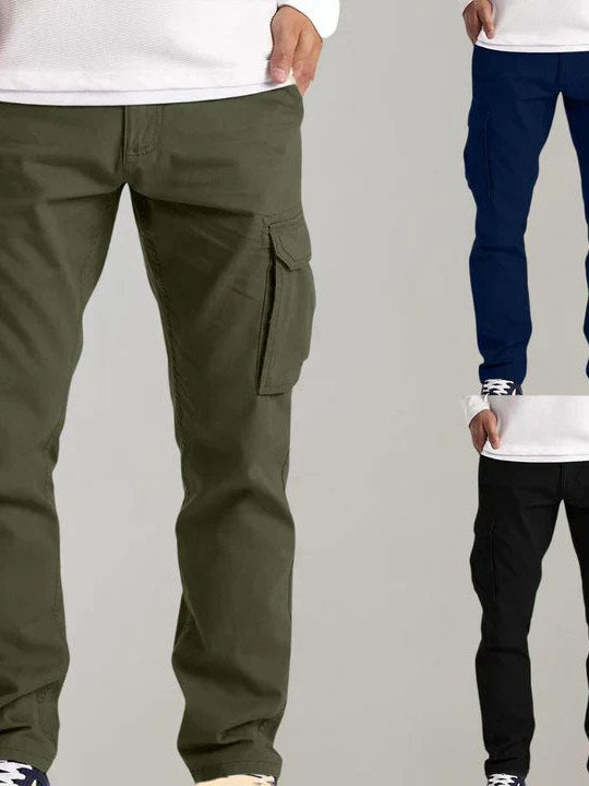 Relaxed Fit Cargo Pants for Men