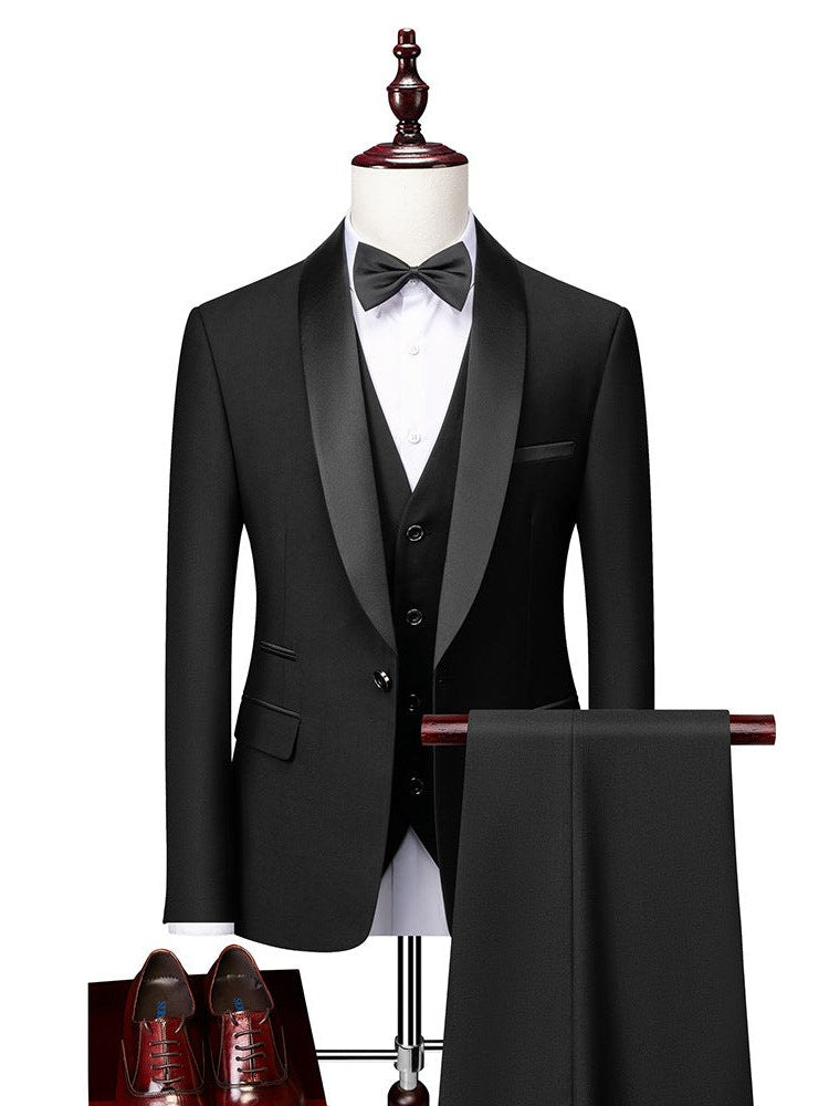 Three Piece Suit for Men | Shawl Collar