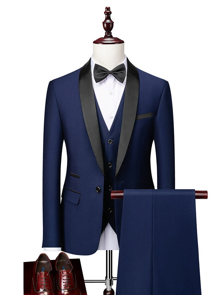 Three Piece Suit for Men | Shawl Collar