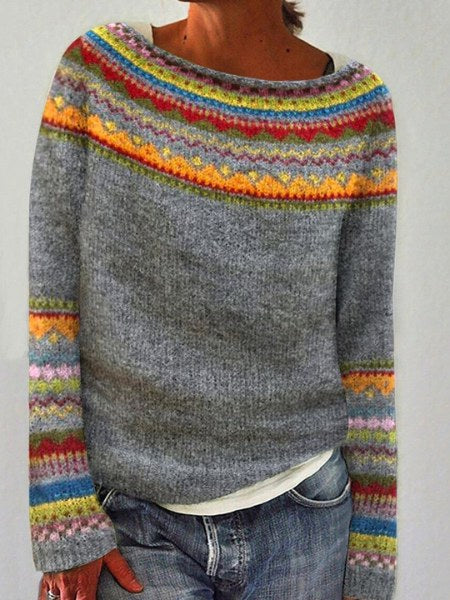 Women's Fair Isle Sweater | Mysa