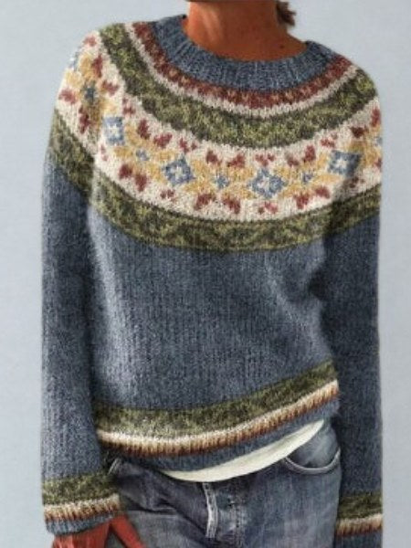 Women's Fair Isle Sweater | Mysa