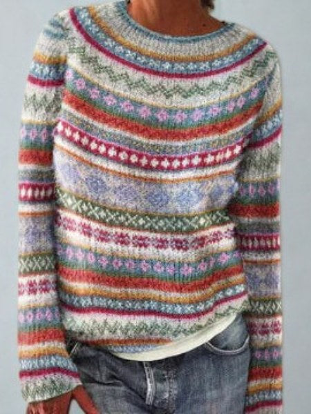 Women's Fair Isle Sweater | Mysa