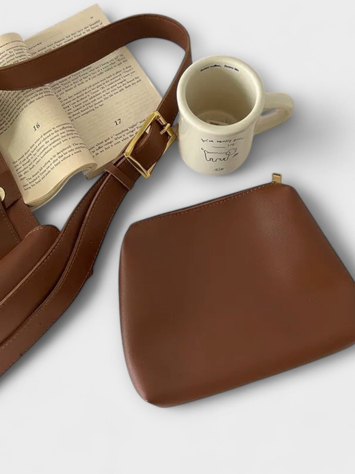 Leather Shoulder Bag for Women | Olivia