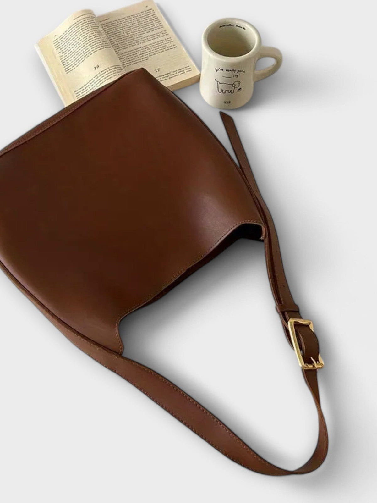Leather Shoulder Bag for Women | Olivia