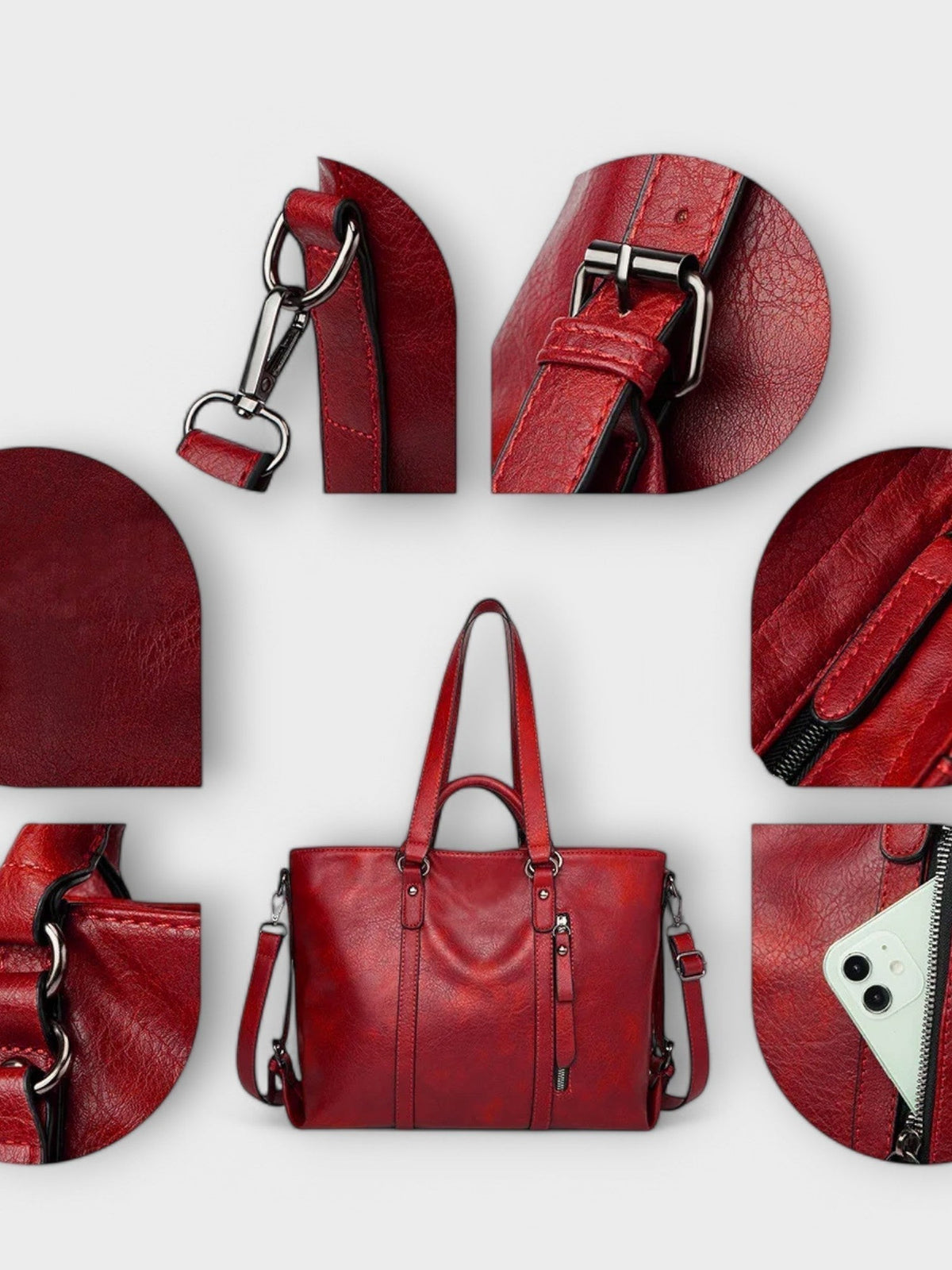 Large Leather Bag for Women | Olivia