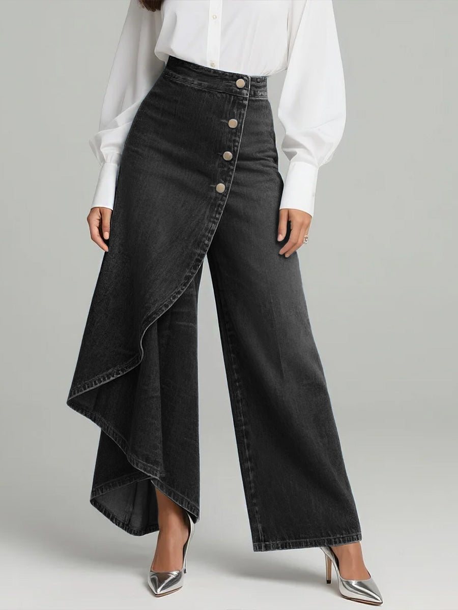 High-Waisted Wide Leg Jeans for Women
