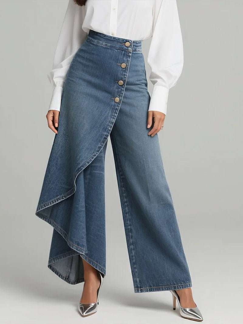 High-Waisted Wide Leg Jeans for Women