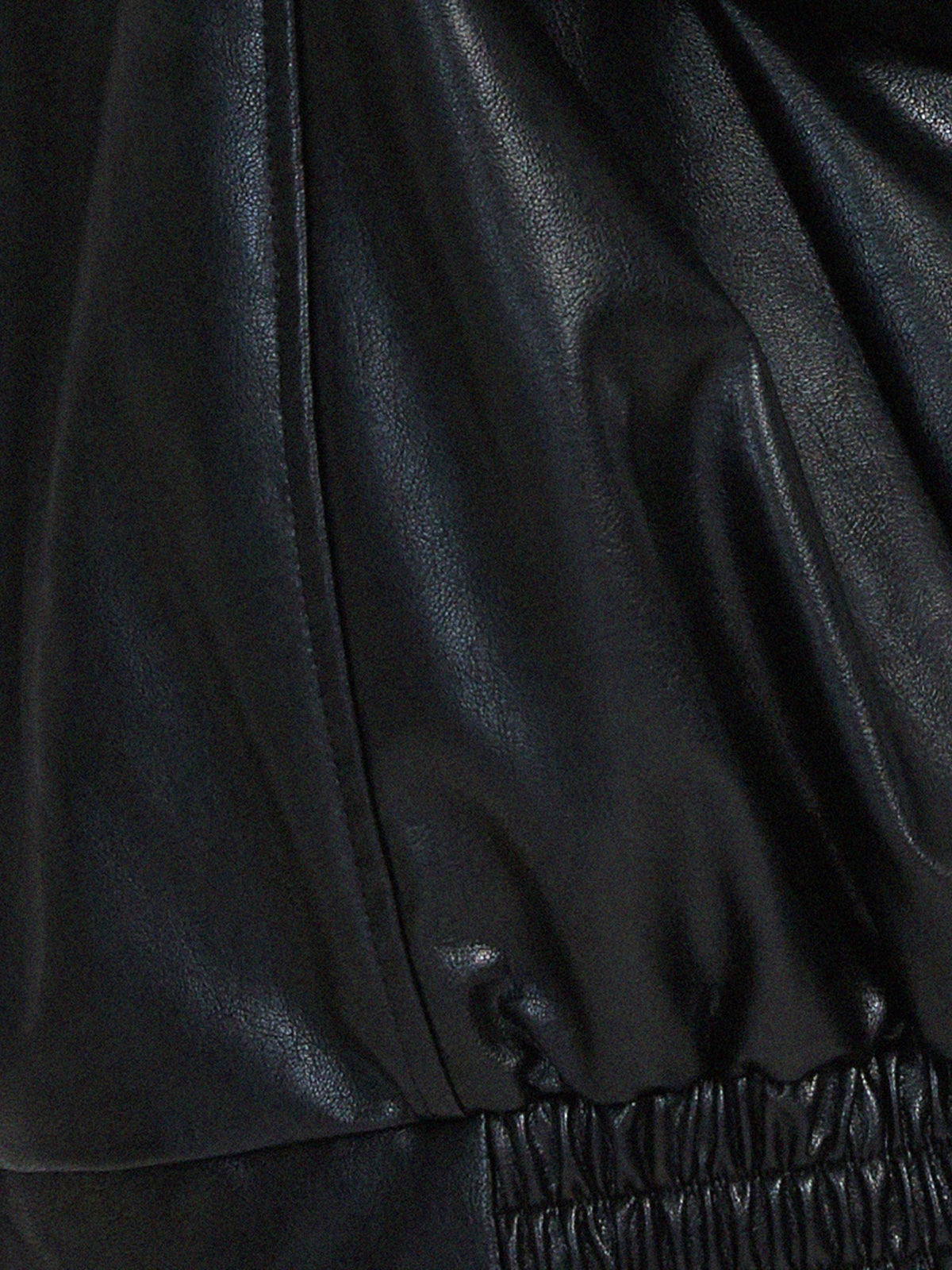 Women's Relaxed Fit Leather Jacket